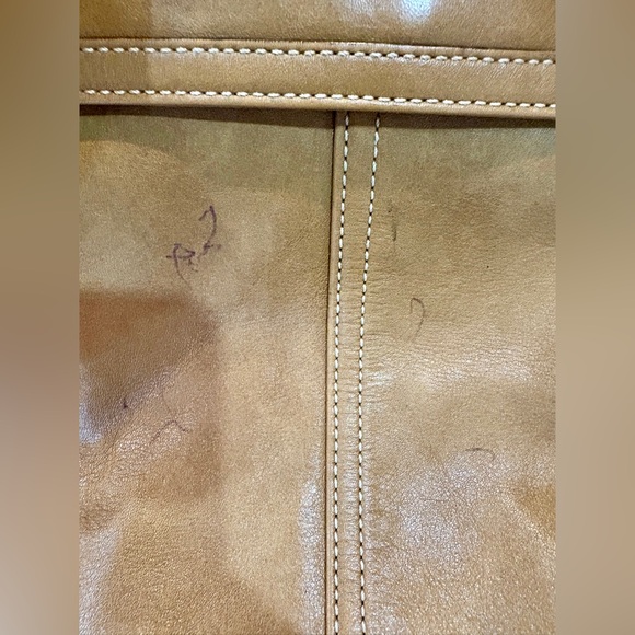 COACH Vintage Hampton Shoulder Crossbody Leather Bag Pretty! &100% Silk Scarf 💙 - Picture 6 of 13